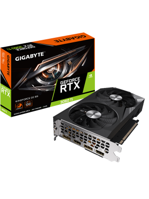 GIGABYTE GeForce RTX 3060 Ti WindForce OC - 8GB GDDR6 SDRAM - Grafikkort