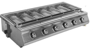 Gasbordgrill - Elektrisk BBQ - Grillplatta - Infraröd grill - Tabell BBQ - Barbecue - 84 x 40 x19 x cm