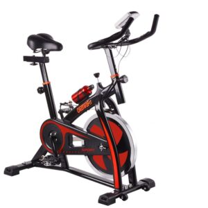 Spinning cykel | Träningscykel Fitnessutrustning för hem | Cardio | Svart