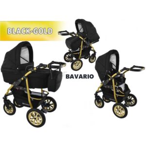 Bavario Black Gold | 2 in 1 Barnvagn