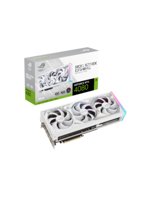 ASUS GeForce RTX 4080 ROG STRIX OC White - 16GB GDDR6X RAM - Grafikkort