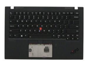 Chicony - Ersättningstangentbord för bärbar dator - med Trackpoint, UltraNav - bakgrundsbelyst - QWERTY - Amerikansk engelska - FRU - med övre skydd