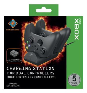 DELTACO GAMING laddningsstation för Xbox series S/X