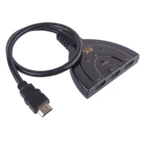 RARY 3-portar HDMI-kompatibel Switch 4K*2K Switcher Splitter Adapter 3 In 1 Out Port Hub för DVD HDTV Xbox PS3 projektor