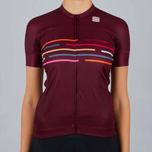 Sportful Women's Vélodrome Short Sleeve Jersey - XS - Red Wine
