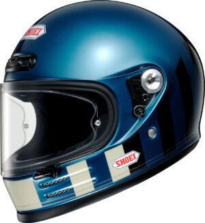 Shoei Glamster Resurrection integral helmet, 2nd choice item , color: Dark Blue/Black/White , size: S
