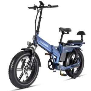 [EU-DIREKT] TESWAY X7 Elcykel 48V 25AH 750W Motor 20 tum 100-130KM Max Räckvidd 150KG Max Lastkapacitet Elcykel