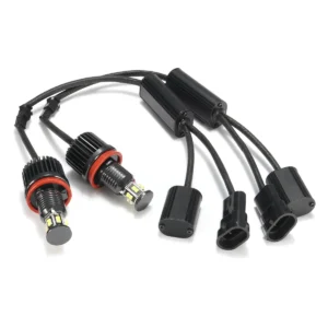 120W H8 LED Angel Eye Halo Ring Ljusbirka 2 st för E82 E90 E92 E60 E61 E63 E89 X6