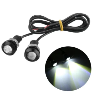 2ST 9W 12V 5730 Örnnäsa 18MM LED-ljus DRL Dagsljus Bakljus