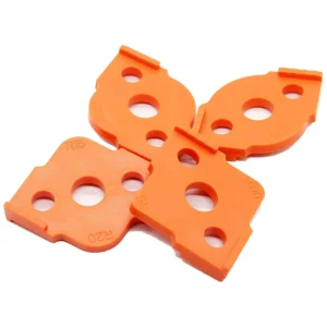 4 st träbearbetningsrouter hörnmallar Jig R-vinkel Fräsningskurvade hörn Milling Circular Radian Hög hårdhet ABS-verktyg