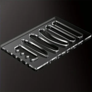 6-i-1 akryl träbearbetning handtags router mall guide 6 stilar klar precision hantverksverktyg kompakt lättvikt för DIY-