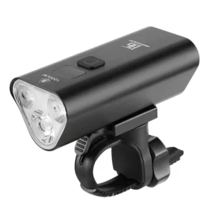 BENGGUO 1200LM Cykelhjälm 6 Cykelflashlampor Aluminiumlegering Vattentät Type-C Laddning Cykelframljus för MTB-åka