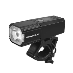 BENGGUO LED Hög Ljusstyrka Långdistans Cykelhorn IPX4 Vattentät USB Laddning 3 Ljuslägen Cykelframljus för MTB Nattcykli