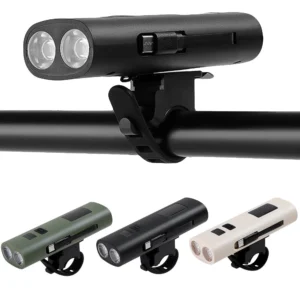 BIKIGHT 400LM 3000mAh Typ-C Laddning Cykellampa 3 Växlar COB Sidoljus Batterinivåindikator Vattentålig Powerbank Framsid