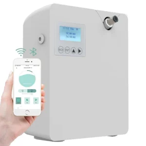 Bluetooth Smart Doftdiffusor Hotell Luftrenare Doftdiffusor Lock 300mL för Hem Doftdispenser Elektronisk Doft 300-400m³