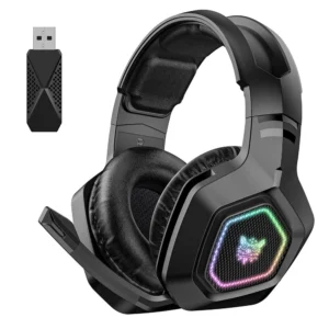 [EU Direct] ONIKUMA B100 Spelheadset 2.4G Trådlösa bluetooth Hörlurar 50mm Dual Neodymium Drivrutiner 60H Uppspelning Lå