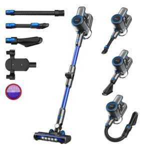 [EU Direkt] INSE POWEART N700 Sladdlös Handdammsugare, 6-i-1 30kPa Kraftfull Sugning, 45 min Drifttid, Uppladdningsbart