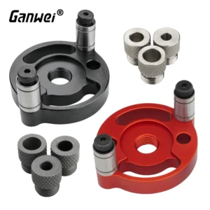 Ganwei Precision Single Hole Positioning Puncher Mångsidigt Träbearbetningsverktyg med 6 mm 8 mm 10 mm borrset Adaptiv C