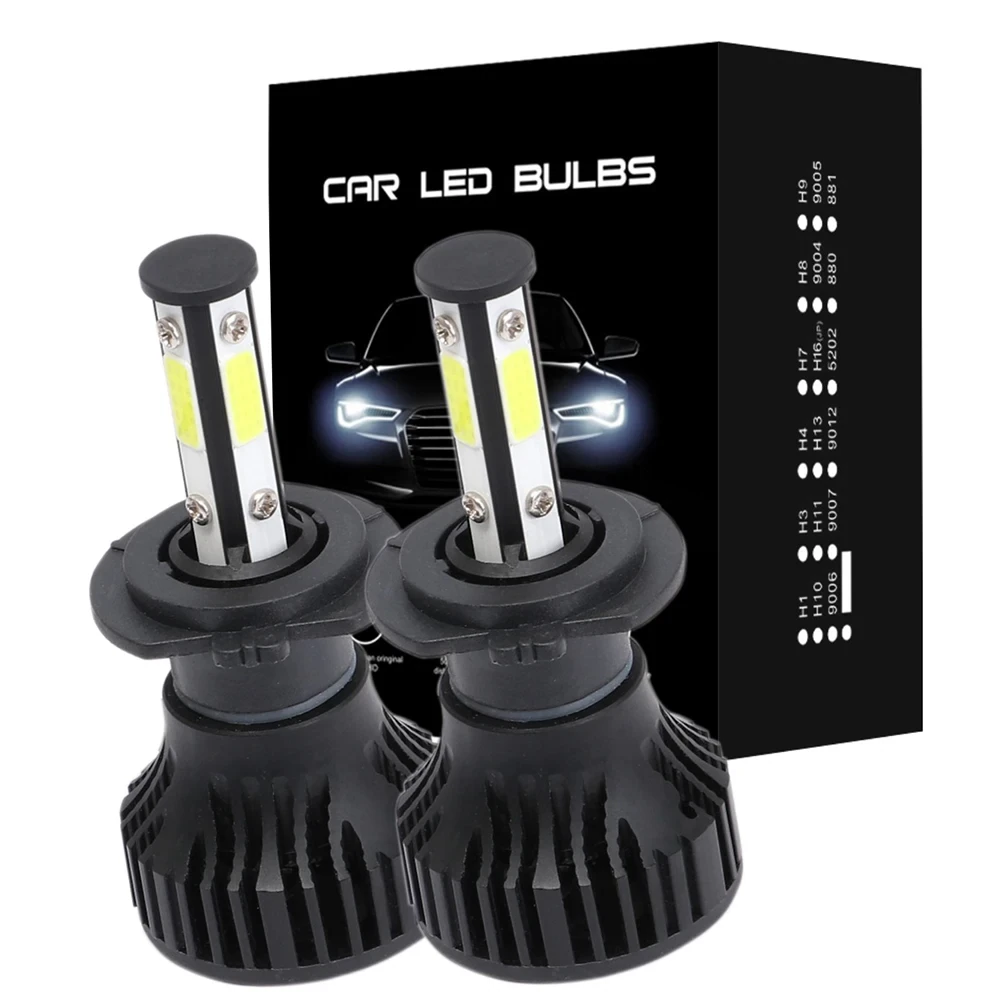 H1 / H3 / H4 / H7 / 9005 / 9006 Par Bil LED Strålkastare 6500K Vit 12V 16000LM/Set Bil Huvudlampor IP67 Vattentålig Nivå H1 / H3 / H4 / H7 / 9005 / 9006 Par Bil LED Strålkastare 6500K Vit 12V 16000LM/Set Bil Huvudlampor IP67 Vattentålig Nivå