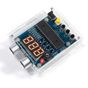 HC-SR04 Ultrasonisk Sensor Modul Avståndsmätare Hög Precision Realtidsvisning Buzzersignal Funktion 4 Meter Räckvidd DIY