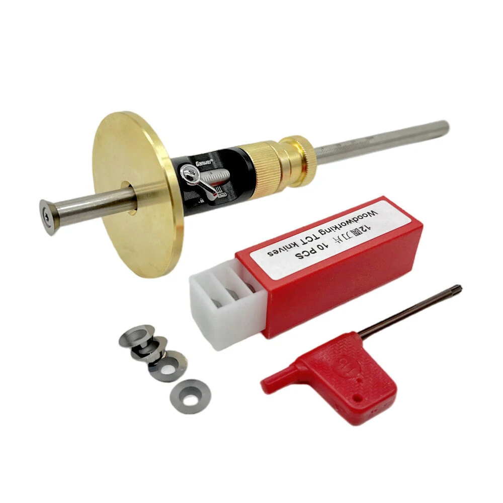 Hjul Markering Mätare Snickeri Markering Skrivare Kit med 10 Ersättning Skär Solid Metall Bar Trä Scribe Verktyg för Sni Hjul Markering Mätare Snickeri Markering Skrivare Kit med 10 Ersättning Skär Solid Metall Bar Trä Scribe Verktyg för Sni