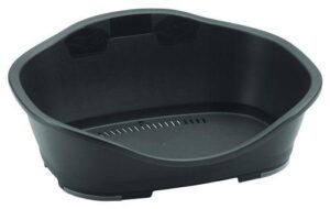 Hundsäng plast grå