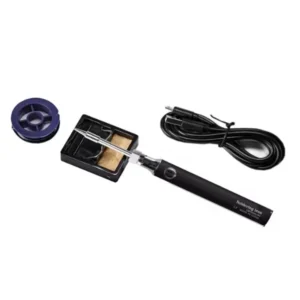 Mini USB Trådlös Bärbar Lödkolv Kit Ouppblåsta 8W USB-C Justerbar Temperatur 300-450°C Komplett Sats för DIY och Reparat