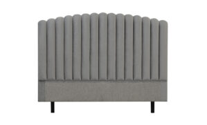 PRIMO HIGH 180 Sänggavel Sammet Mörkgrå