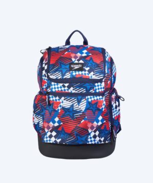 Speedo simväska - Teamster 2.0 35L - Blå/röd