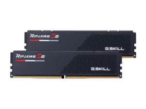 G.Skill Ripjaws S5 - DDR5 - sats - 32 GB: 2 x 16 GB - DIMM 288-pin - 5600 MT/s / PC5-44800 - CL36 - 1.2 V - ej buffrad - icke ECC - mattsvart