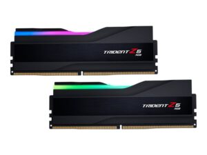G.Skill Trident Z5 RGB - DDR5 - sats - 32 GB: 2 x 16 GB - DIMM 288-pin - 6000 MHz / PC5-48000 - CL30 - 1.35 V - ej buffrad - icke ECC - mattsvart