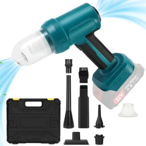 33000RPM Sladdlös Borstad Motor Dammsugare 250W Hög Sugkraft Lätt Design 21V Återuppladdningsbar Torr Rengöring Kompakt