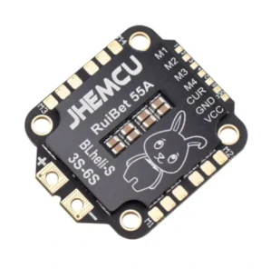 30,5x30,5mm JHEMCU RuiBet 55A BLHELI_S Dshot600 3-6S 4in1 Brushless ESC för DIY RC Drone FPV Racing