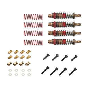 4 stycken uppgraderade metalloljefyllda stötdämpare för FMS 11810 Mogrich 1/18 offroad RC-bilar fordon modeller DIY-modi