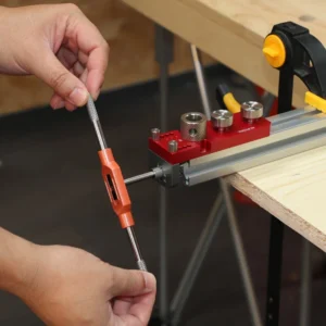 Aluminiumprofil hålpunktverktygssats 6mm 8mm 10mm 14mm DIY borrsats för metallbearbetning och försänkning