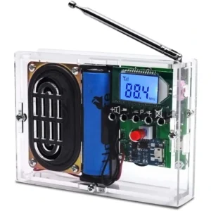 FM Radio Mottagarmodul DIY Elektronikset 76-108MHz DIY Radionhögtalarsats Frekvensmodifiering LCD-skärm Lödövningskit