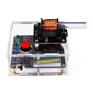 HU-064C Högspännings Elektromagnetisk Launcher DIY Kit med Kretskort Snabb Energilagring Lång Räckvidd Utbildningsvetens