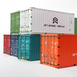 Orlandoo Hunter TEU-22G1 FEU-42G1 1/32 20ft/40ft Container Omonterad Vit DIY Kit RC Bil Modeller Delar