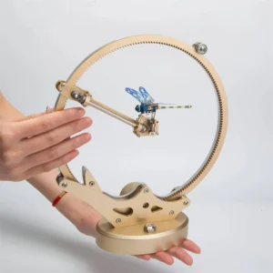 TECHING Flygande Trollslända Skulptur 3D Metallmodell DIY Byggsats Utmärkt STEAM Utbildningsvetenskaplig Upptäcktsleksak