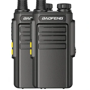2 stycken Baofeng BF-W31D Högeffekt Dual Mode Walkie Talkie UHF410-469MHz 30CH Stöd för trådlös frekvenskopiering IP54 T