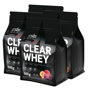 4 x Clear Whey Vassleprotein 500 g