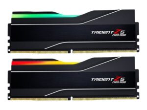 G.Skill Trident Z5 Neo RGB - DDR5 - sats - 32 GB: 2 x 16 GB - DIMM 288-pin - 6000 MT/s / PC5-48000 - CL30 - 1.35 V - ej buffrad - icke ECC - mattsvar