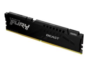 Kingston FURY Beast - DDR5 - modul - 16 GB - DIMM 288-pin - 5600 MT/s / PC5-44800 - CL40 - 1.25 V - ej buffrad - on-die ECC - svart