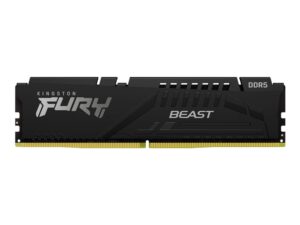 Kingston FURY Beast - DDR5 - modul - 16 GB - DIMM 288-pin - 6000 MT/s / PC5-48000 - CL36 - 1.35 V - ej buffrad - on-die ECC - svart