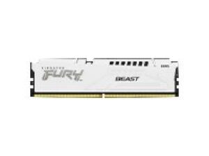 Kingston FURY Beast - DDR5 - sats - 32 GB: 2 x 16 GB - DIMM 288-pin - 5600 MT/s / PC5-44800 - CL36 - 1.25 V - ej buffrad - on-die ECC - vit