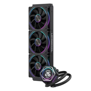 LOVINGCOOL L-B360-02 360mm CPU Vattenkylare ARGB PWM 2600RPM Lågt Buller Datorradiator Kompatibel med Intel LGA & AMD