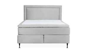OPERA/PERLA Sängpaket 140 Sammet Ljusgrå