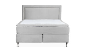 OPERA/PERLA Sängpaket 180 Sammet Ljusgrå