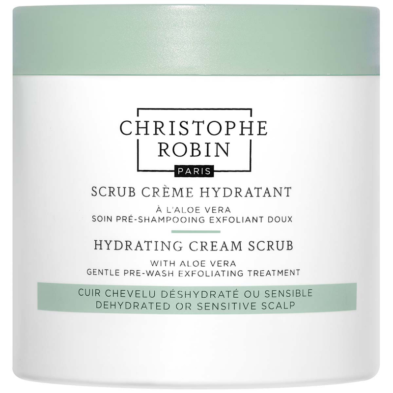 Christophe Robin Hydrating Cream Scrub With Aloe Vera (250 ml) Christophe Robin Hydrating Cream Scrub With Aloe Vera (250 ml)