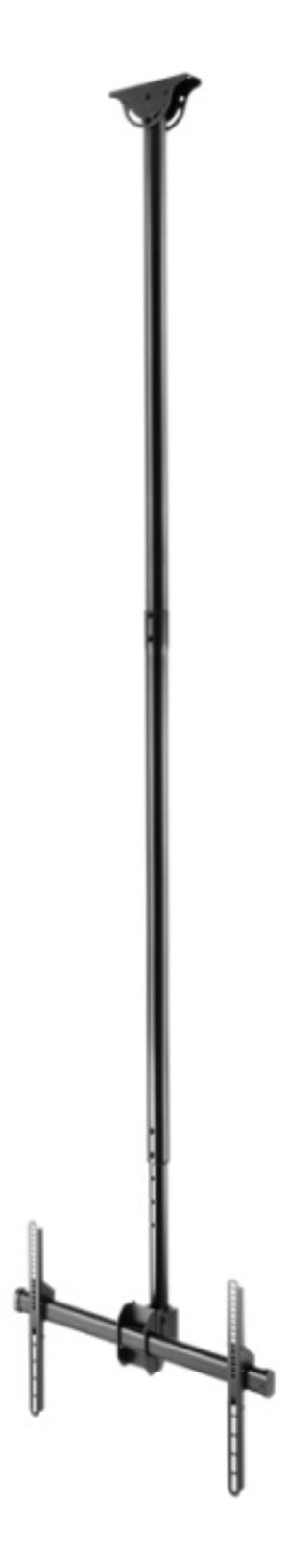 DELTACO Office Telescopic Single TV Ceiling,2500mm-3000mm,50kg,37"-70